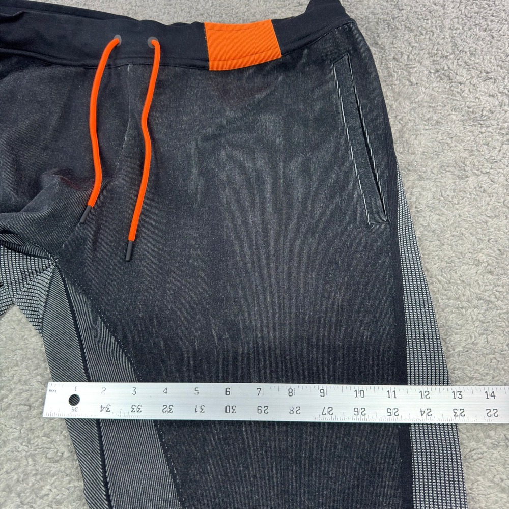 Nike Tech Pack Knit Joggers Mens XL Grey Black Orange AR1589-011 Tapered Pants - Picture 11 of 12